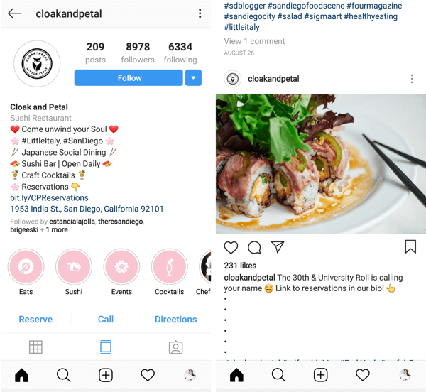 Contoh Bio Instagram Untuk Restoran 2