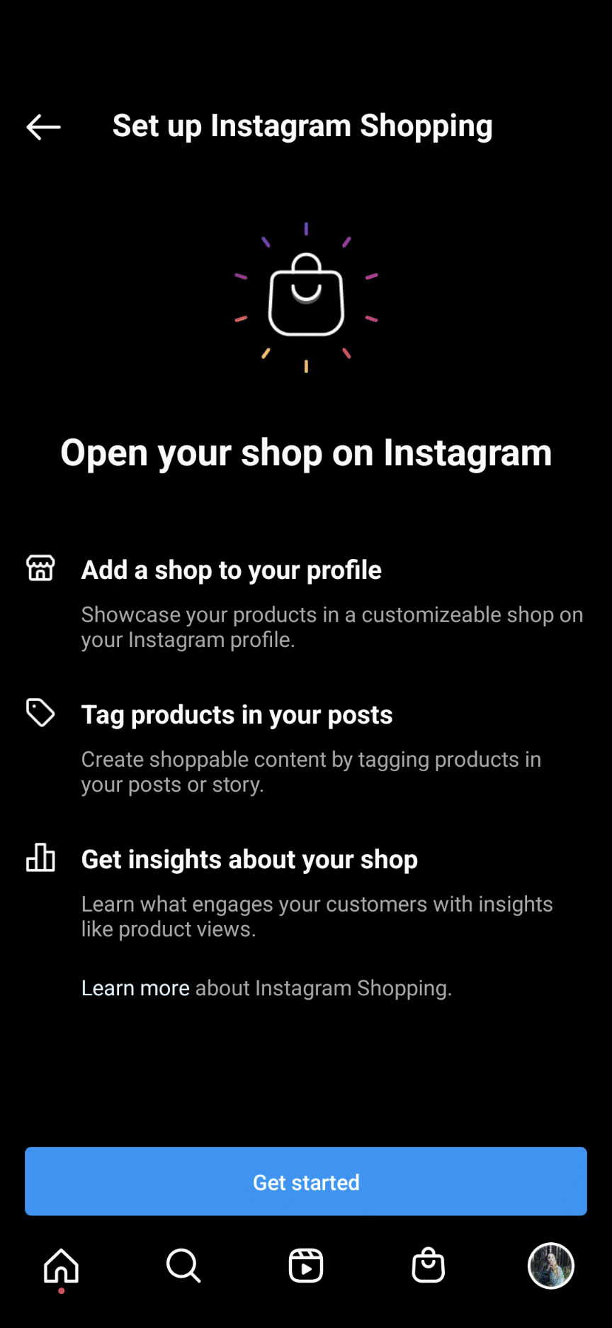 Set up Instagram Shopping